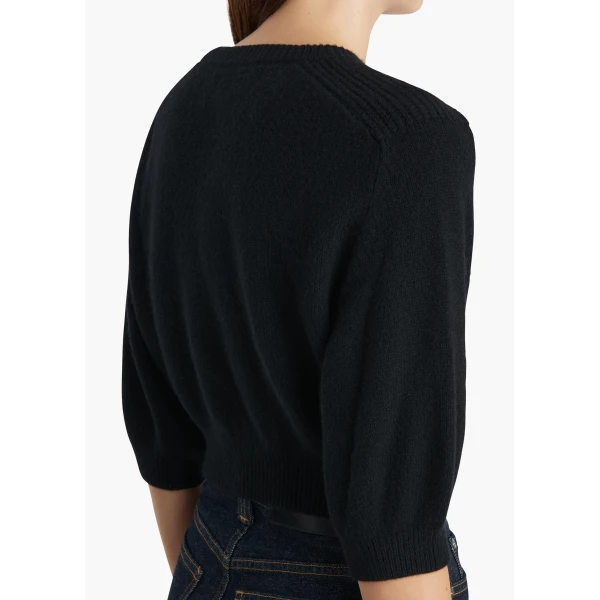 Khaite Lorelai Sweater in Black, view 6