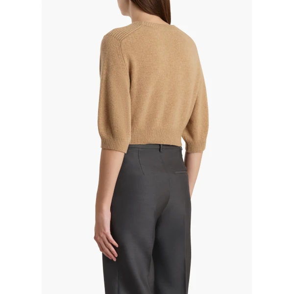 Khaite Lorelai Sweater in Camel, view 4
