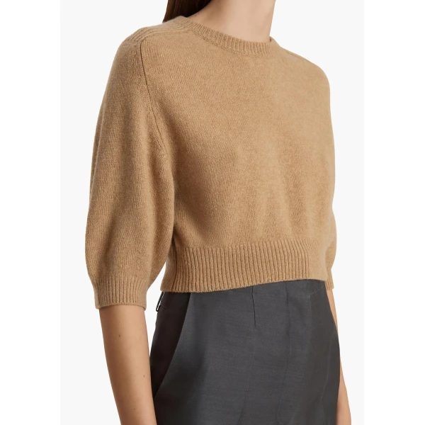 Khaite Lorelai Sweater in Camel, view 5