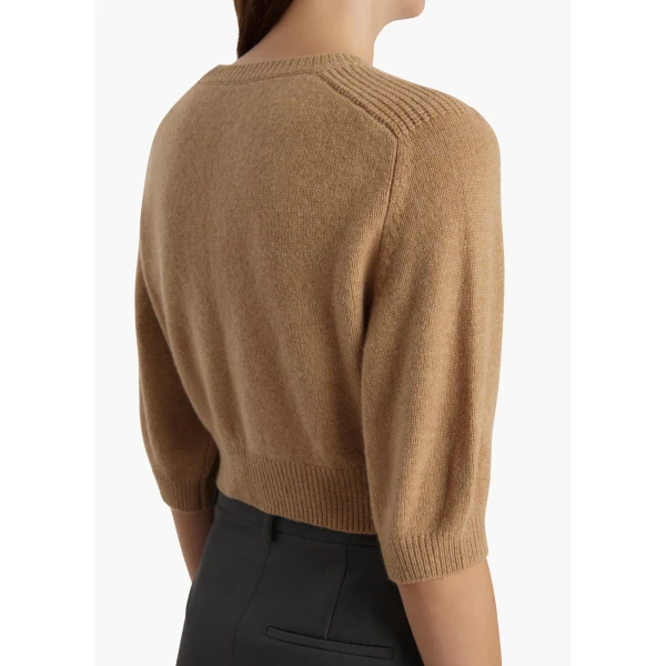 Khaite Lorelai Sweater in Camel, view 6