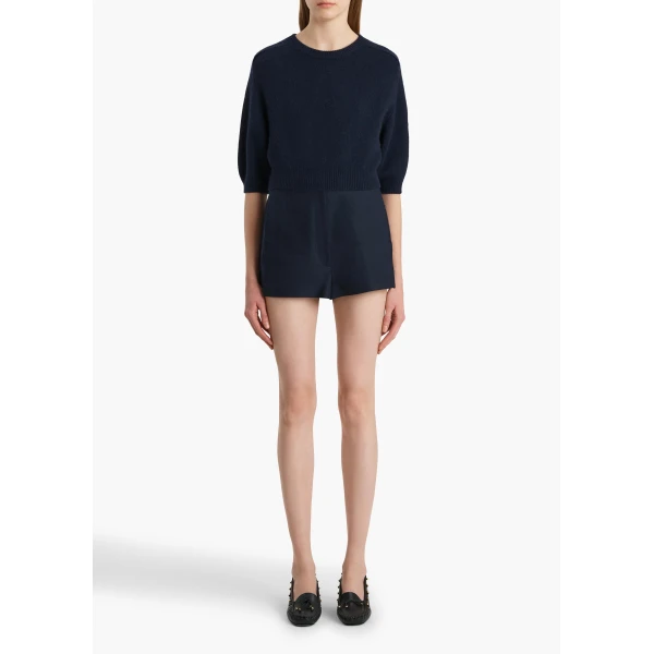 Khaite Lorelai Sweater in Midnight, view 2
