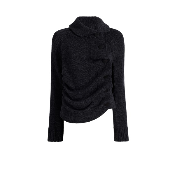 Khaite Lorrai Cardigan in Black