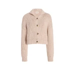 Khaite Lotta Cardigan in Parchment