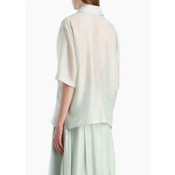 Khaite Loucin Top in Ice Green, view 4