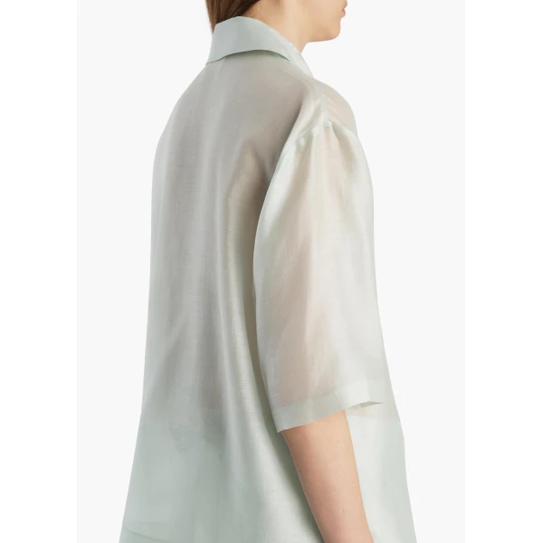 Khaite Loucin Top in Ice Green, view 6