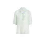 Khaite Loucin Top in Ice Green