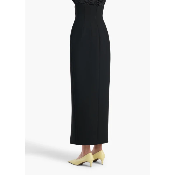 Khaite Luiza Skirt in Black, view 4
