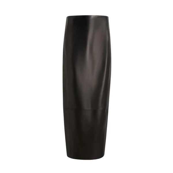 Lyle Skirt in Black Leather