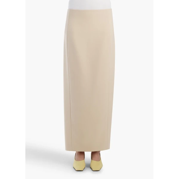 Khaite Lyle Skirt in Ivory Glow, view 3