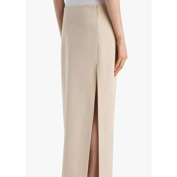 Khaite Lyle Skirt in Ivory Glow, view 6