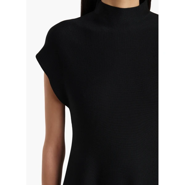 Khaite Lyra Dress in Black, view 5