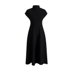 Khaite Lyra Dress in Black