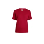 Khaite Mae T-Shirt in Crimson Top