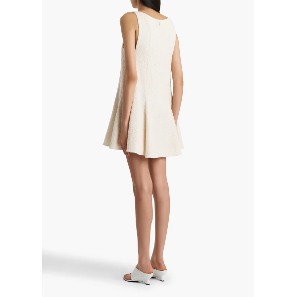 Khaite Mags Dress in Natural, view 3