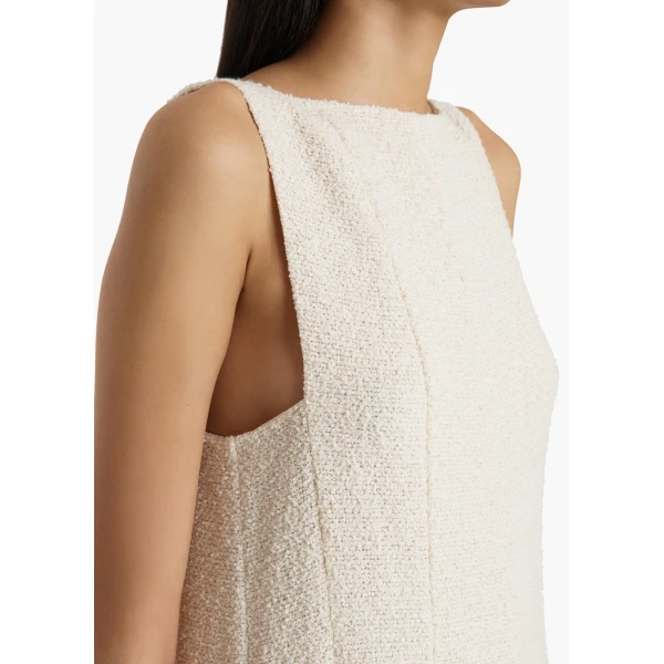 Khaite Mags Dress in Natural, view 4
