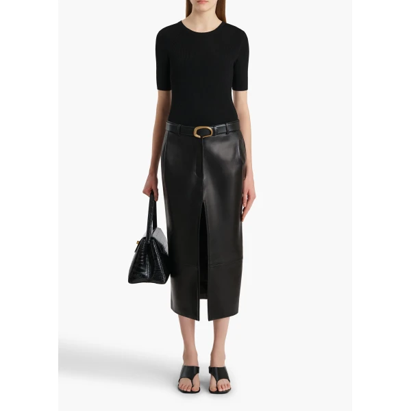 Khaite Maj Top in Black, view 2