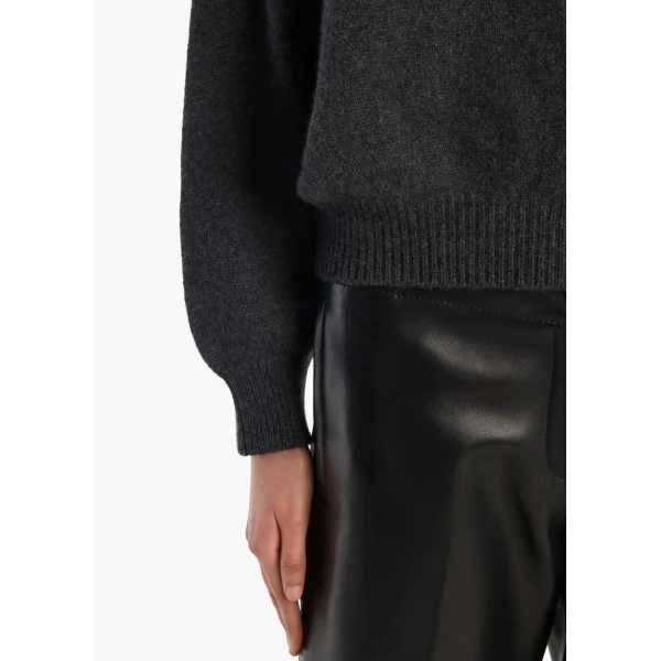 Khaite Margaux Sweater in Charcoal, view 5