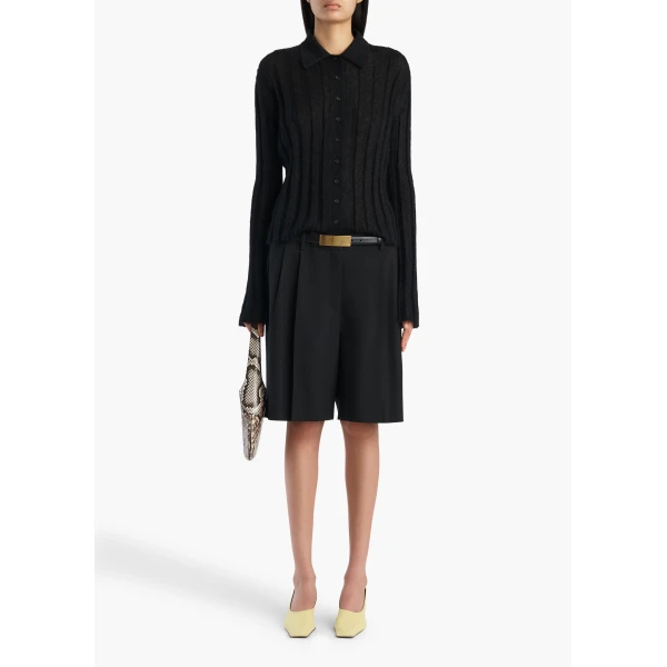 Khaite Meadow Sweater in Black, view 2