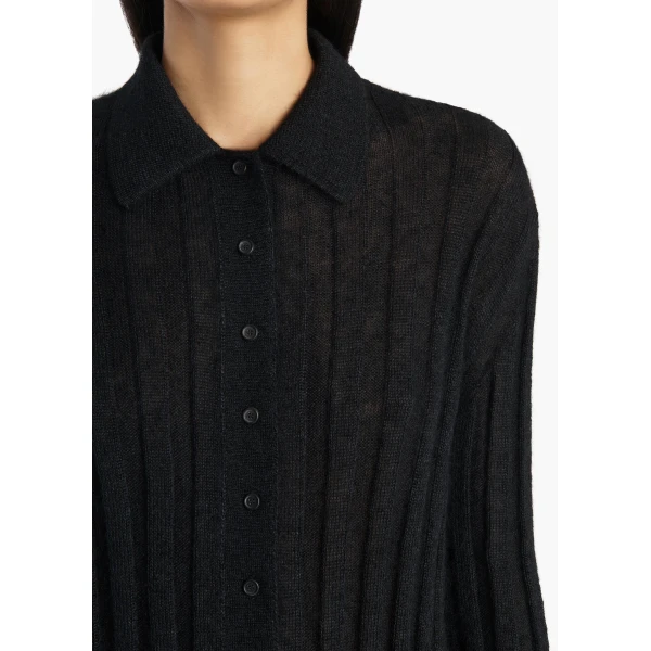 Khaite Meadow Sweater in Black, view 5