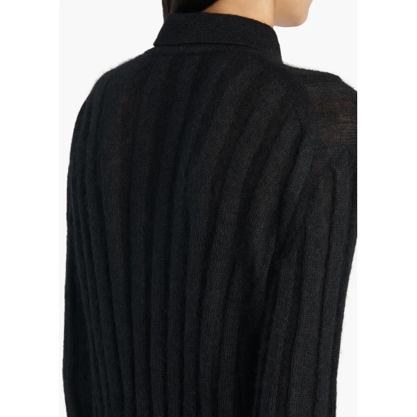 Khaite Meadow Sweater in Black, view 6