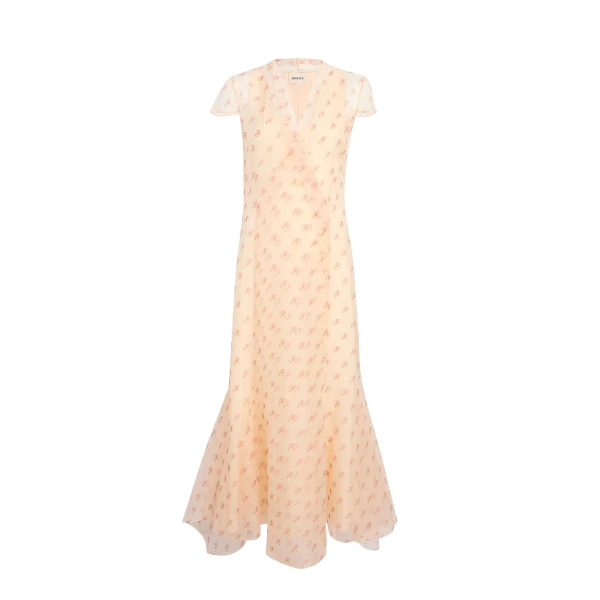 Khaite Meera Dress in Soft Pink