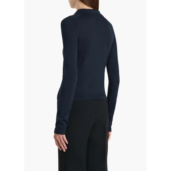 Khaite Mikel Top in Midnight, view 4