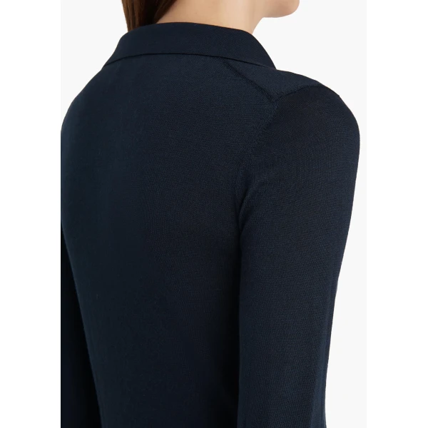 Khaite Mikel Top in Midnight, view 6