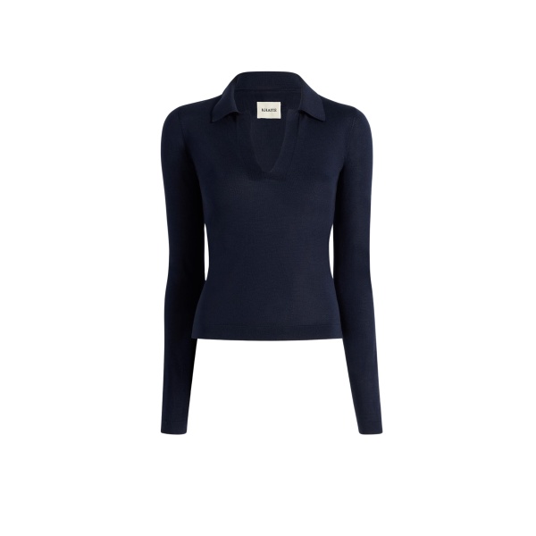 Khaite Mikel Top in Midnight