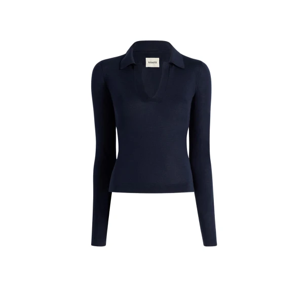 Khaite Mikel Top in Midnight