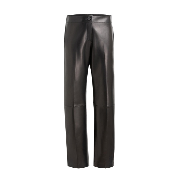 Khaite Mita Pant in Black Leather