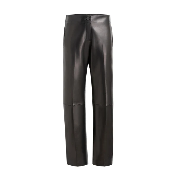 Mita Pant in Black Leather