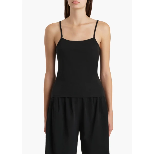 Khaite Moss Cami in Black, view 3