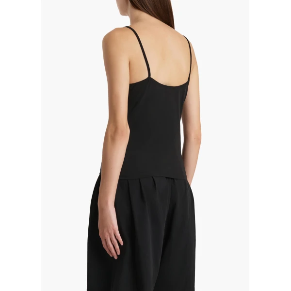Khaite Moss Cami in Black, view 4