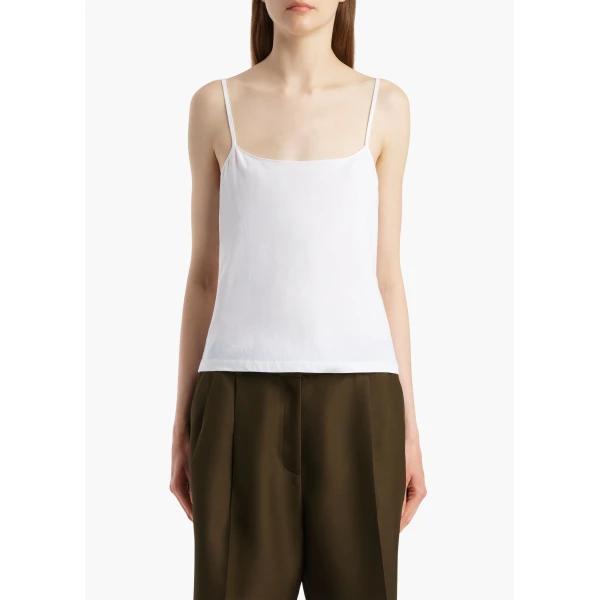 Khaite Moss Cami in White, view 3