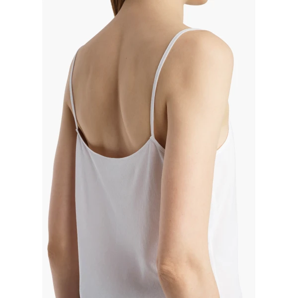 Khaite Moss Cami in White, view 6