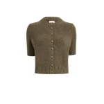 Khaite Nora Cardigan in Artichoke