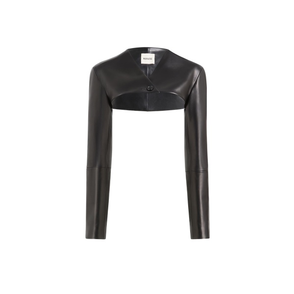Khaite Onno Jacket in Black Leather