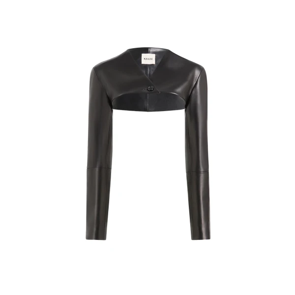 Khaite Onno Jacket in Black Leather