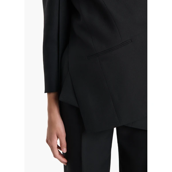 Khaite Palto Jacket in Black, view 5