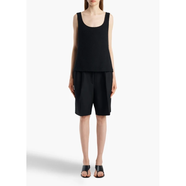 Khaite Parker Top in Black, view 2