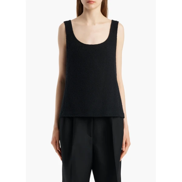 Khaite Parker Top in Black, view 3