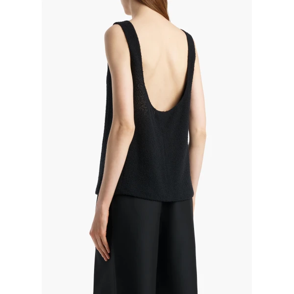 Khaite Parker Top in Black, view 4