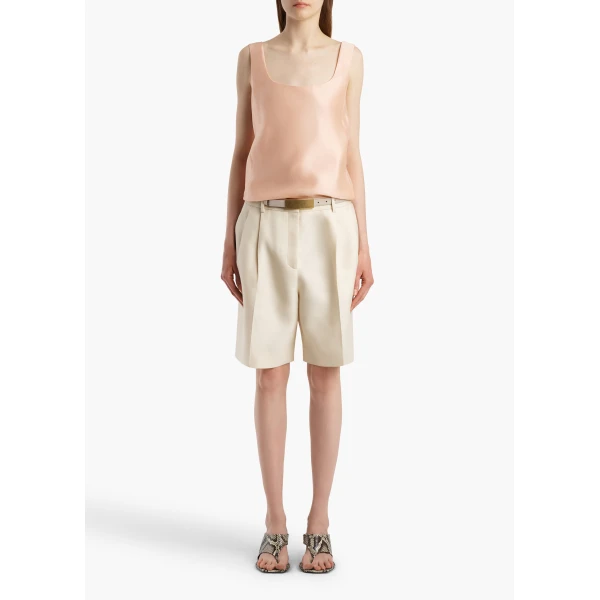 Khaite Parker Top in Light Peach, view 2