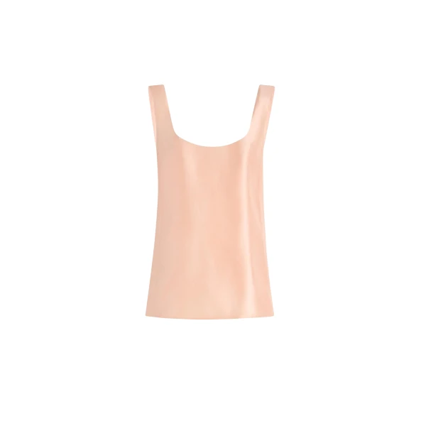 Khaite Parker Top in Light Peach