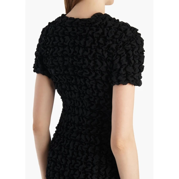 Khaite Perry Dress in Black Silk, view 5