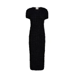 Khaite Perry Dress in Black Silk