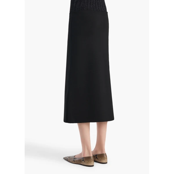 Khaite Petra Skirt in Black, view 4