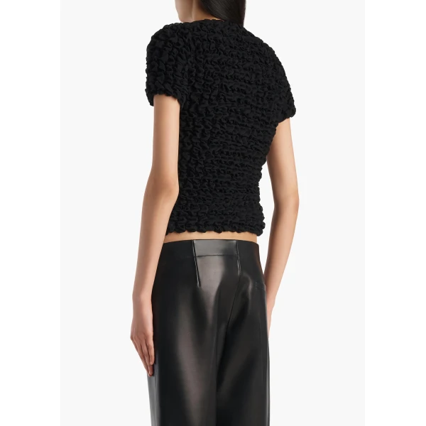 Khaite Polly Top in Black, view 4