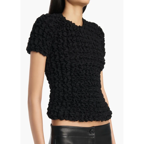 Khaite Polly Top in Black, view 5