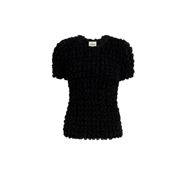 Khaite Polly Top in Black